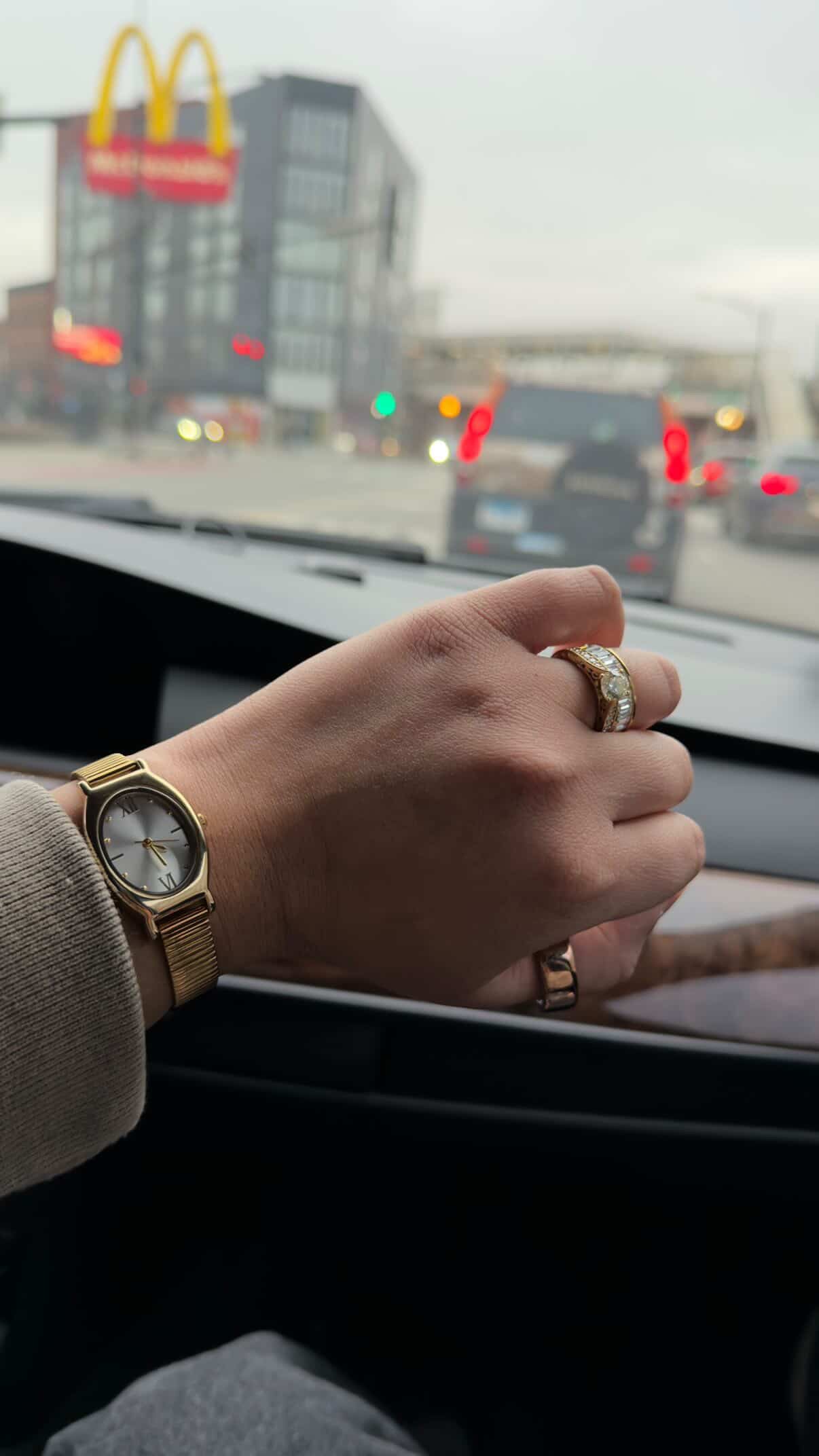 Gold Belle Ovale Watch