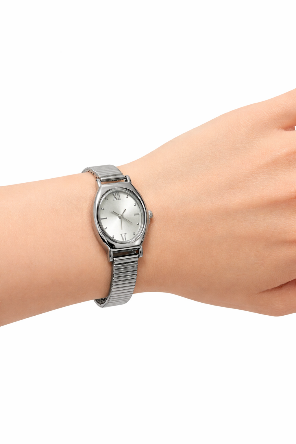 Silver Belle Ovale Watch